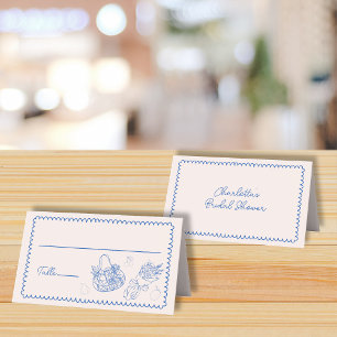 Fresh Off the Market Farmers Market Bridal Shower Place Card