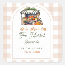 Fresh Off The Market Farmers Market Bridal Shower 