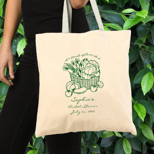 Fresh Off The Market Farmers Market Bridal Shower Tote Bag