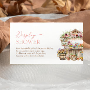 Fresh Off The Market Farmers Market Display Shower Enclosure Card