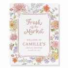 Fresh off the Market Floral Bridal Shower 