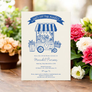 Fresh Off the market floral bridal shower Invitation