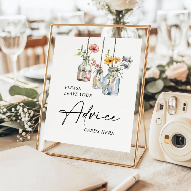 Fresh Off The Market Floral Jar Advice Poster (Creator Uploaded)