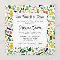FRESH OFF THE MARKET Fruits & Veggies Cute CUSTOM 
