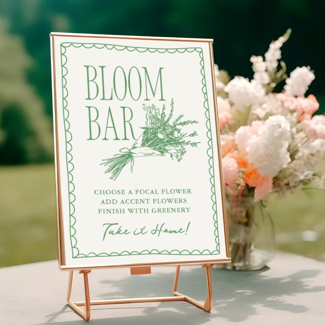 Fresh Off the Market Green Bridal Shower Poster (Creator Uploaded)