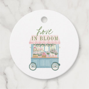 Fresh Off The Market Love In Bloom Bridal Shower Favour Tags