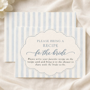 Fresh Off The Market Pastel Colours Bridal Shower Enclosure Card
