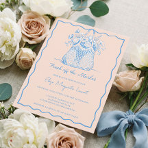 Fresh Off The Market Sketch Floral Bridal Shower