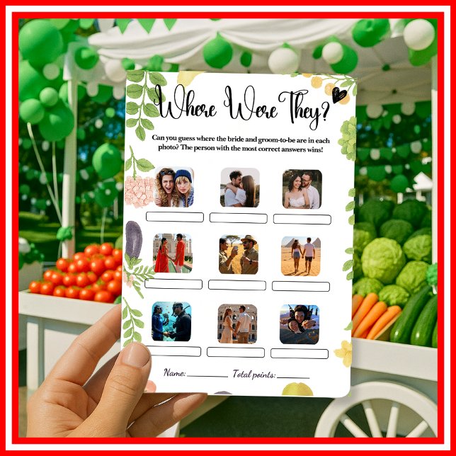 Fresh Off The Market Where Were They Bridal Game (Creator Uploaded)