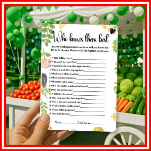 Fresh Off The Market  Who Knows Them Best Game