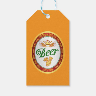 Fresh Orange Beer Gift Tags