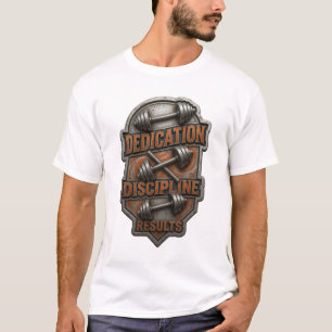Fresh Orange DEDICATION DISCIPLINE RESULTS T-Shirt