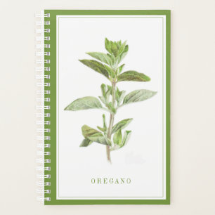 FRESH OREGANO 5.5x8.5 Planner / Green