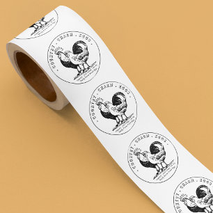 Fresh Organic Carton Eggs Vintage Farmhouse  Classic Round Sticker