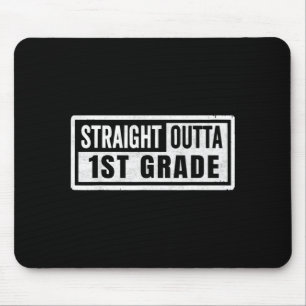Fresh Out Of 1st Grade Graduate Boys Girls Kids Mouse Pad