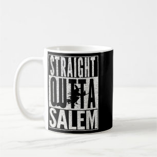 Fresh Out Of M Halloween Witch Black Cat Coffee Mug