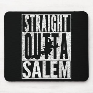 Fresh Out Of M Halloween Witch Black Cat Mouse Pad
