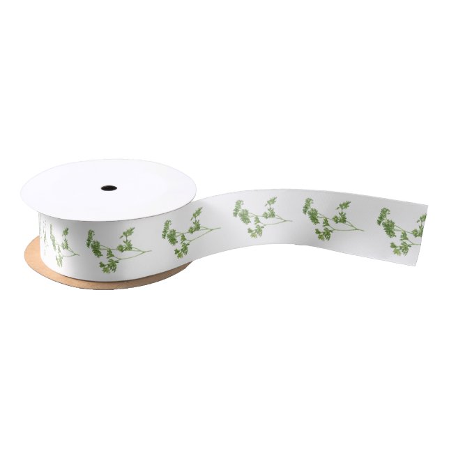 FRESH PARSLEY 1.5" Wide Satin Ribbon (Spool)