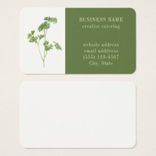 FRESH PARSLEY 3.5x2 Business Card II