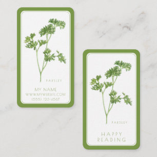 FRESH PARSLEY Business Bookmarks - 3.5x2 Card II
