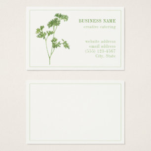 FRESH PARSLEY Euro Business Card