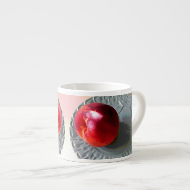 Fresh Peach in sunlight Espresso Cup (Front Right)