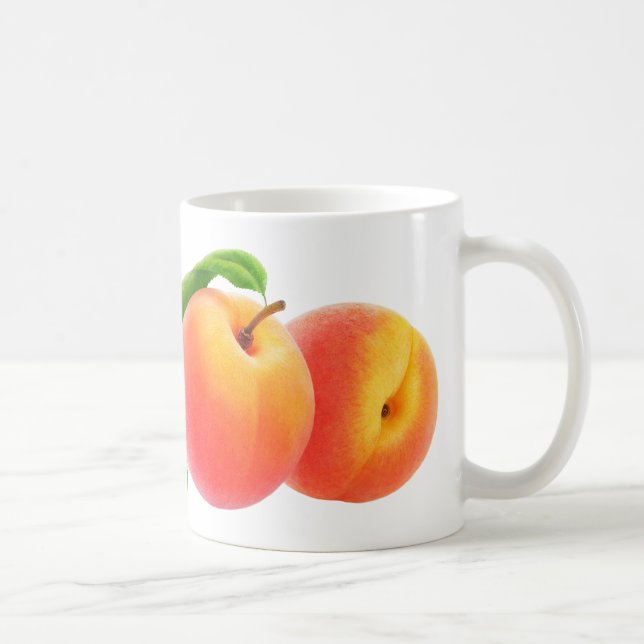 Fresh peaches coffee mug (Right)