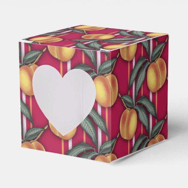 Fresh Peaches Favour Box (Front Side)