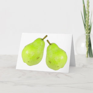  Fresh Pear Green Juicy And Sweet  Card
