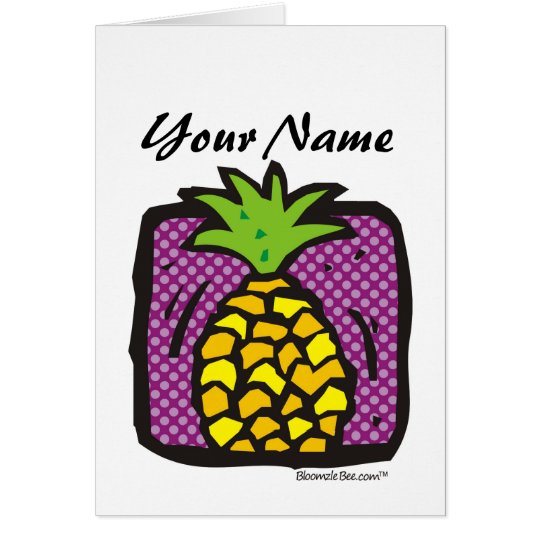 Fresh Pineapple. Card