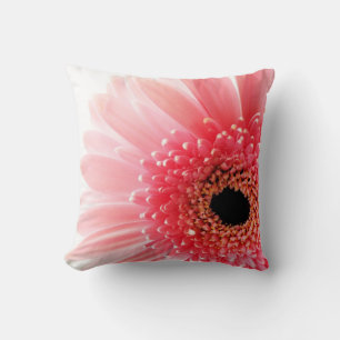 Fresh Pink Gerbera Daisy Photograph Cushion