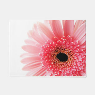 Fresh Pink Gerbera Daisy Photograph Doormat