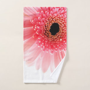 Fresh Pink Gerbera Daisy Photograph Hand Towel