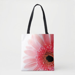 Fresh Pink Gerbera Daisy Photograph Tote Bag