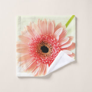 Fresh Pink Gerbera Daisy Photograph Wash Cloth