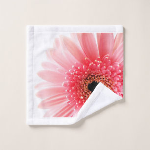 Fresh Pink Gerbera Daisy Photograph Wash Cloth