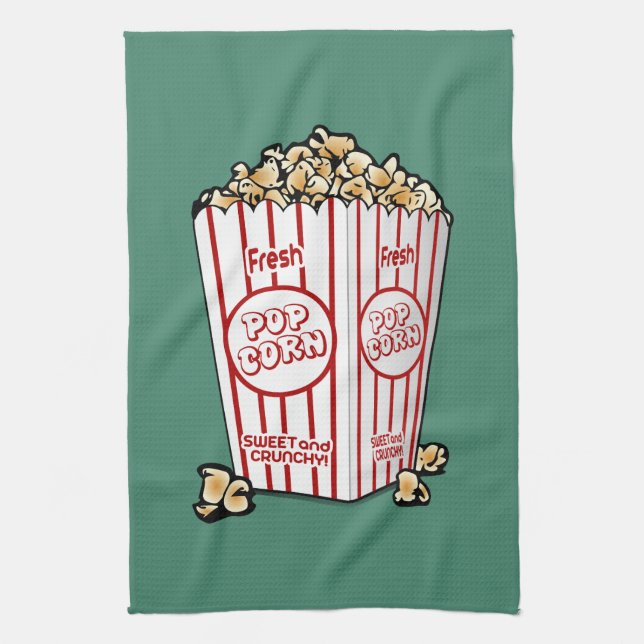 Fresh Popcorn Tea Towel (Vertical)