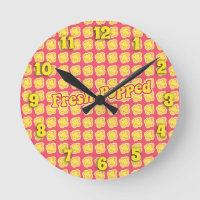 Fresh Popped Fun Popcorn Pattern Cartoon Art