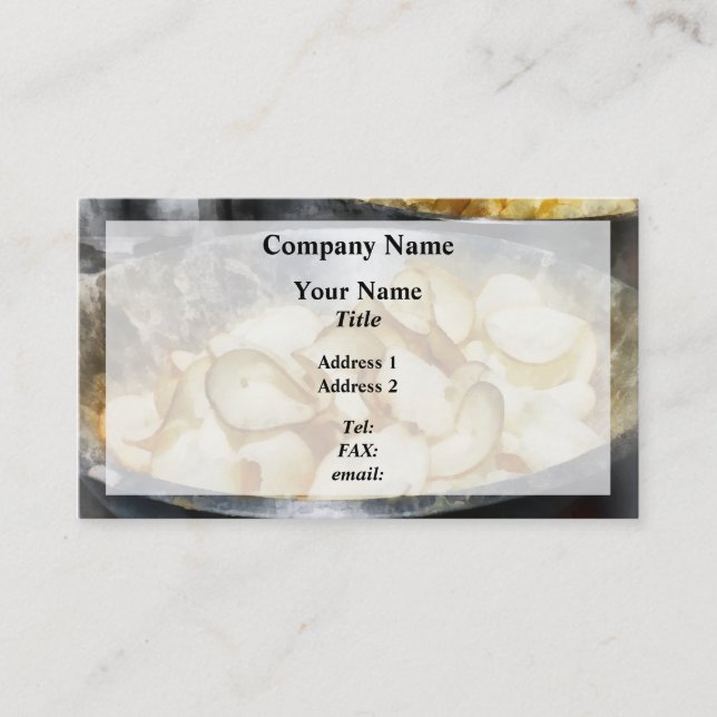 Fresh Potato Chips Business Card (Front)