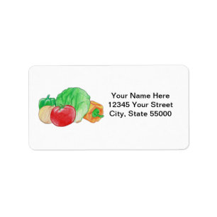 Fresh Produce Address Labels