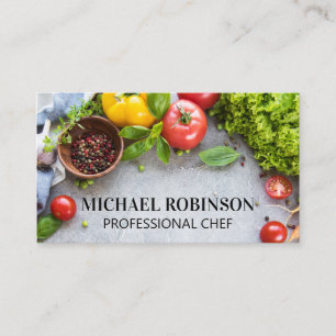 Fresh Produce and Spices Business Card