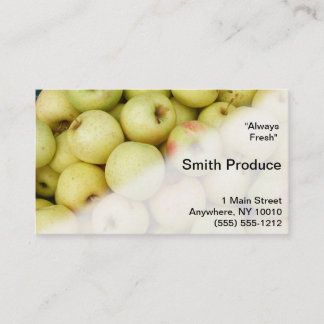 Fresh Produce Business Card