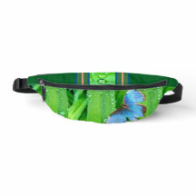 Fresh rain with butterfly fanny pack.