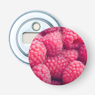 Fresh raspberries bottle opener