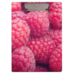 Fresh raspberries clipboard