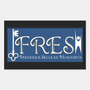 FRESH RECTANGULAR STICKER