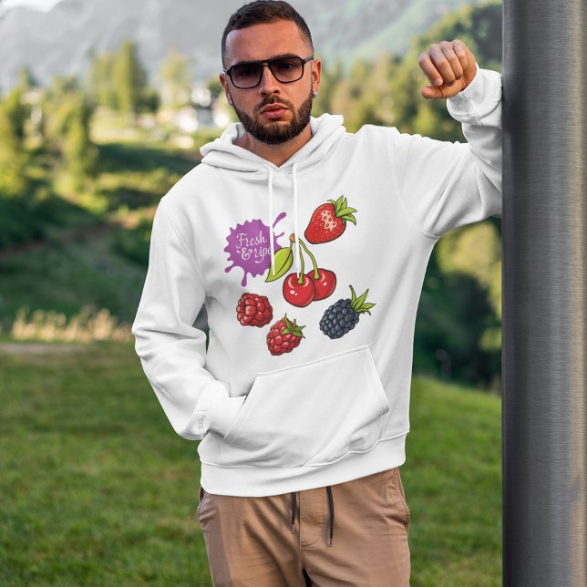 Fresh Red Berries and Cherries Hoodie (Creator Uploaded)