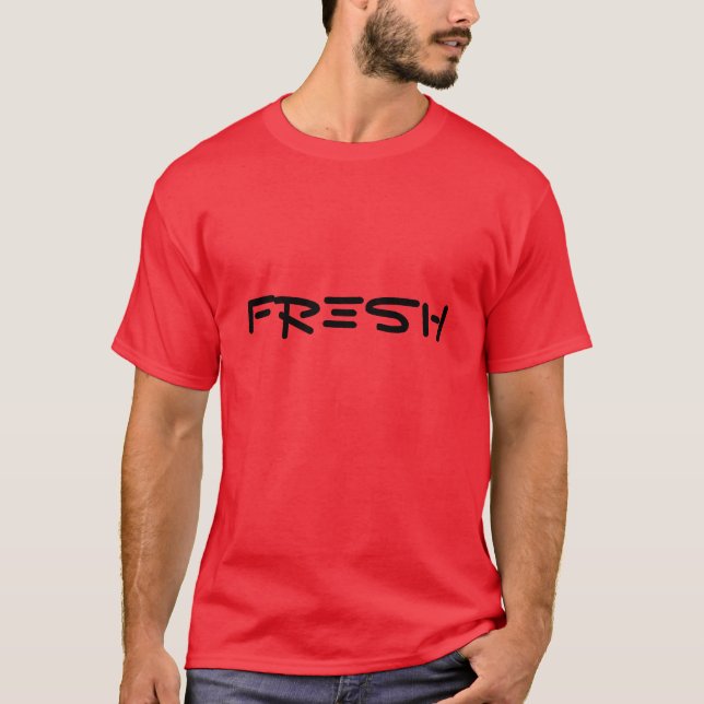 FRESH - Red/ Blk T-Shirt (Front)