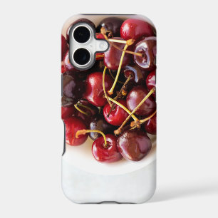 Fresh Red Cherries in a Bowl Photograph
