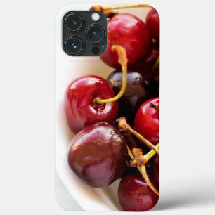 Fresh Red Cherries in a Bowl Photograph iPhone 13 Pro Max Case